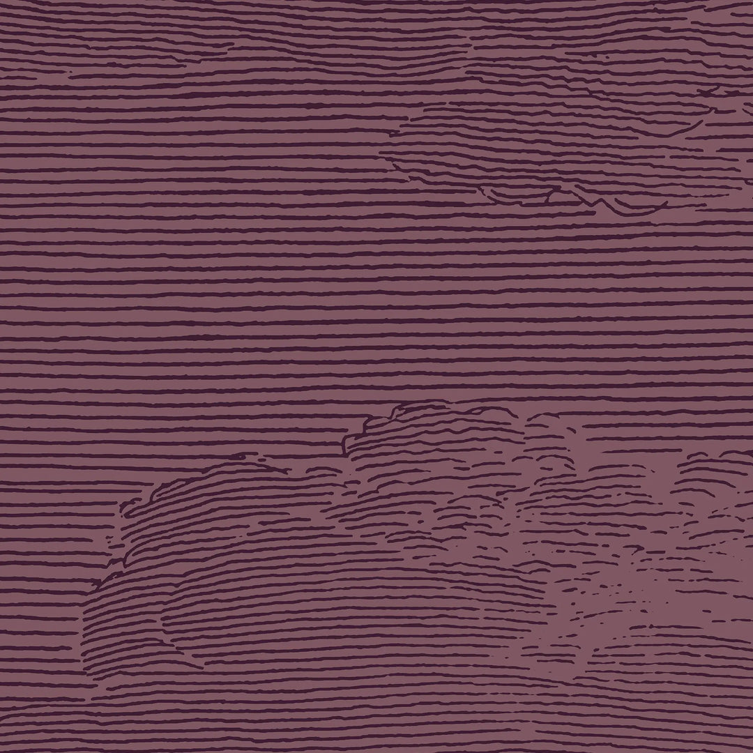 Open Sky Wall Mural - Burgundy