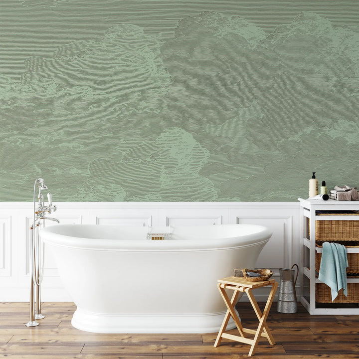 Open Sky Wall Mural - Jade