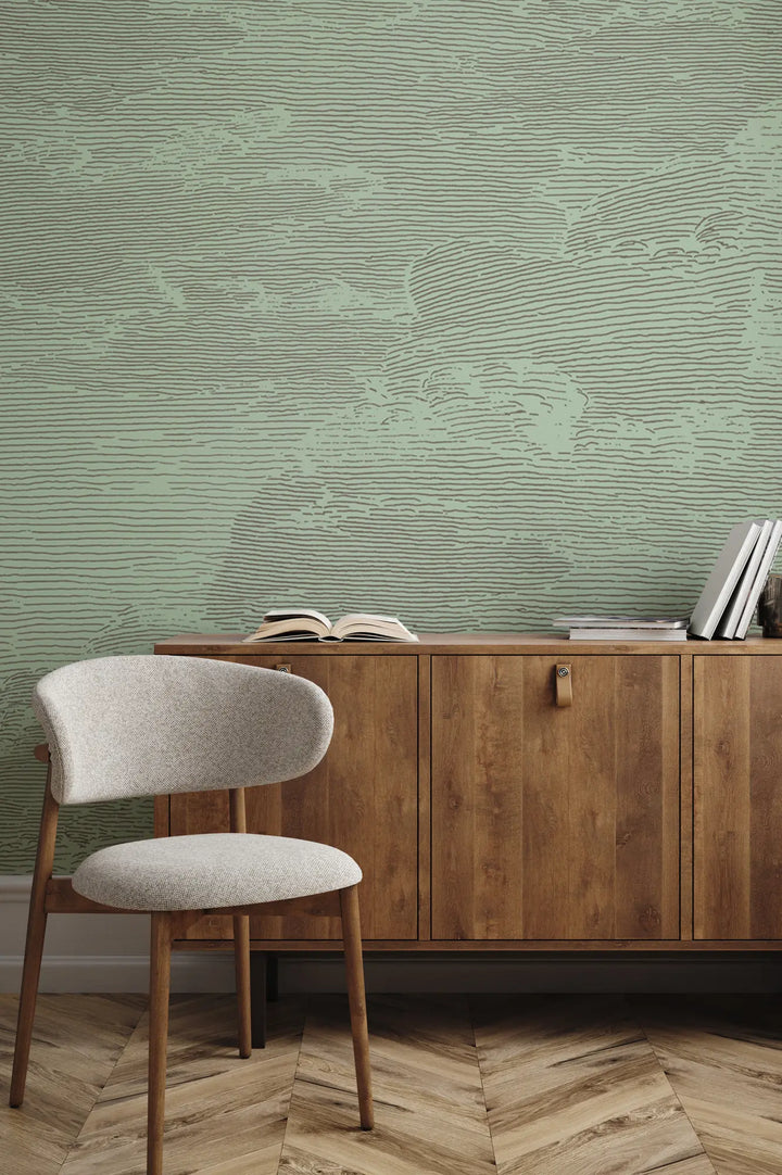 Open Sky Wall Mural - Jade