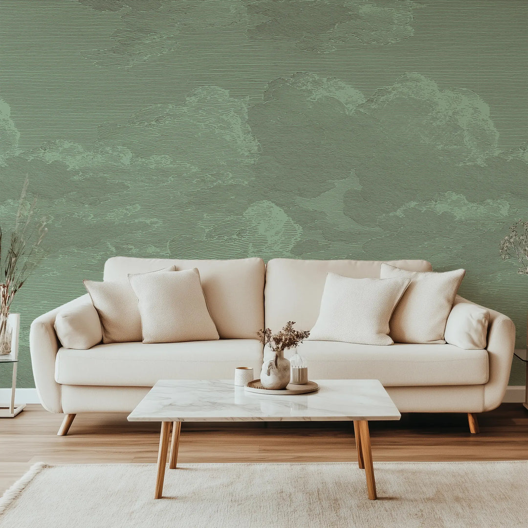 Open Sky Wall Mural - Jade
