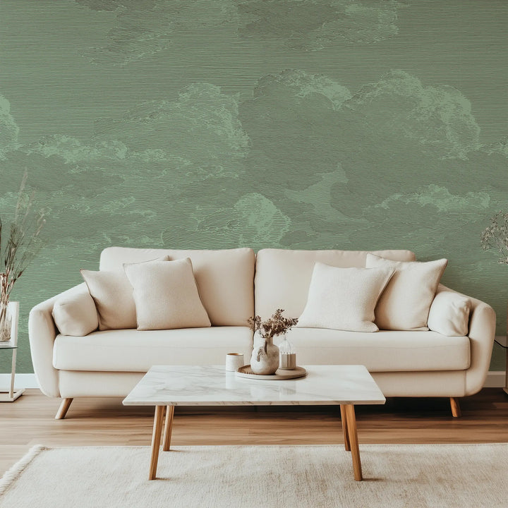 Open Sky Wall Mural - Jade