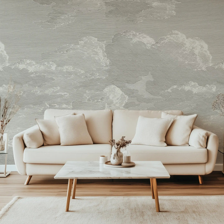 Open Sky Wall Mural - Slate Grey