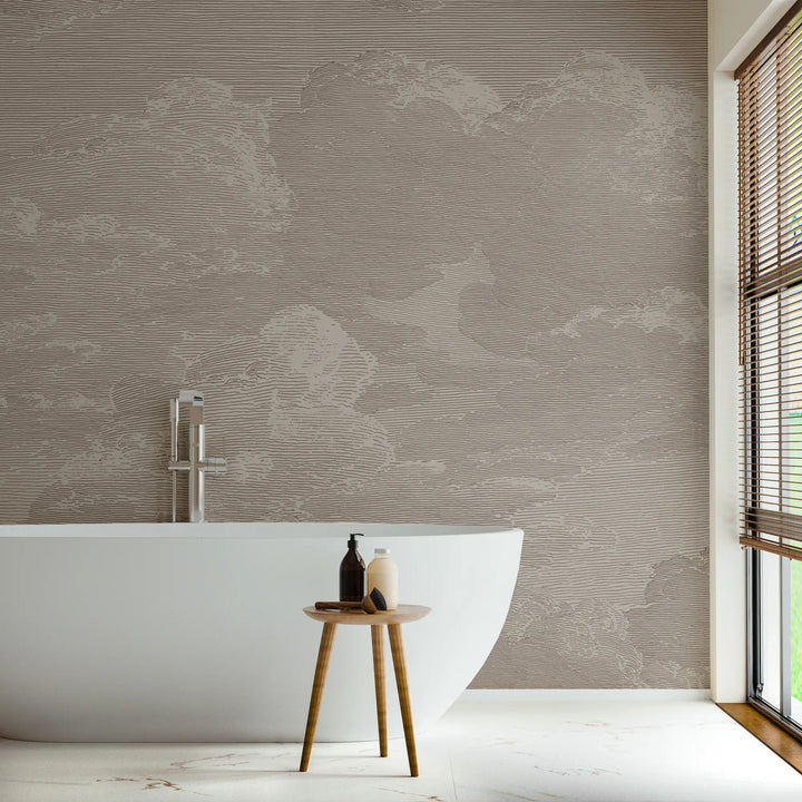 Open Sky Wall Mural - Tuscan Brown