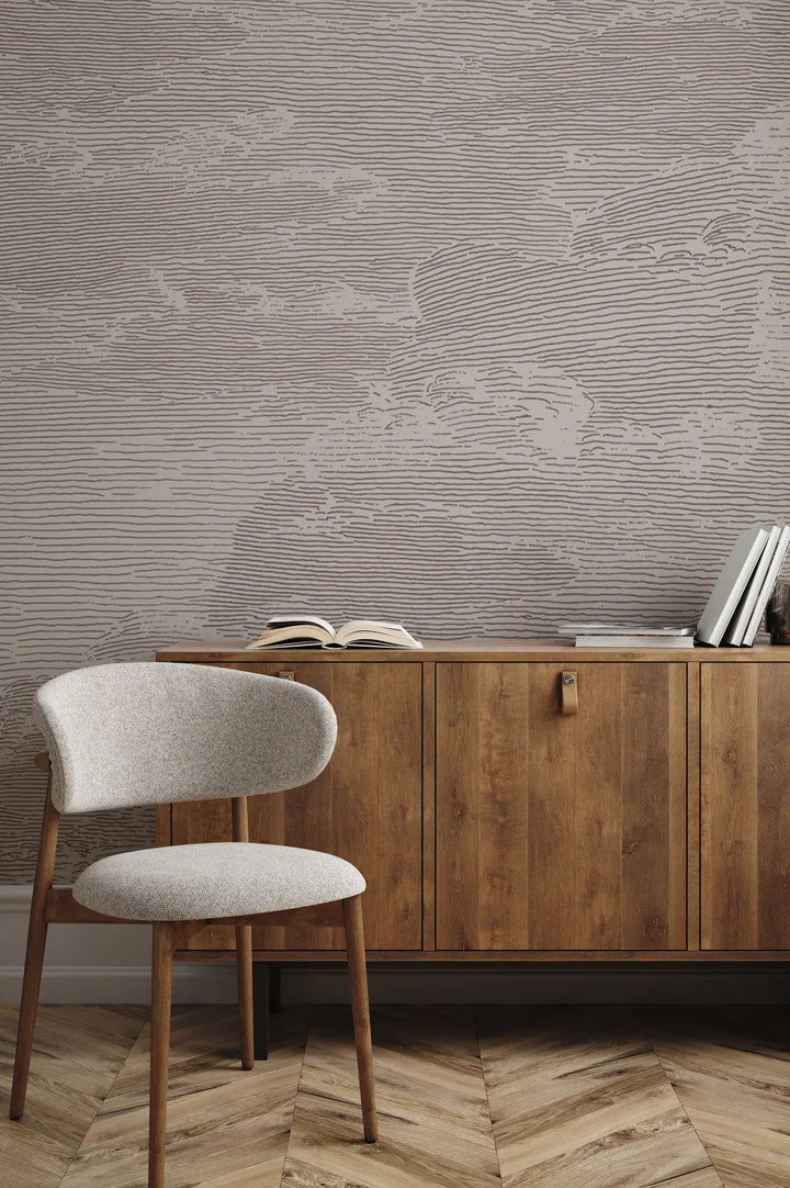 Open Sky Wall Mural - Tuscan Brown