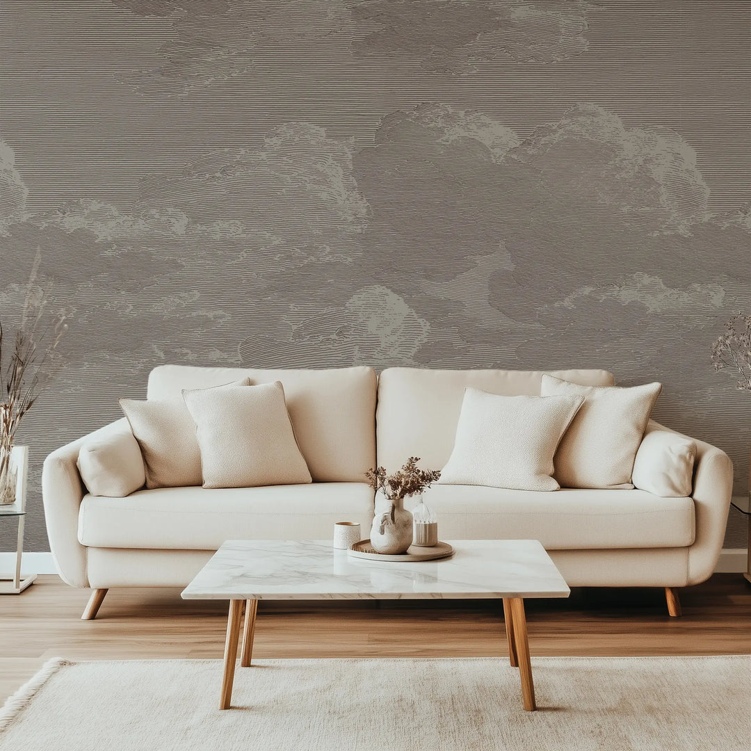 Open Sky Wall Mural - Tuscan Brown