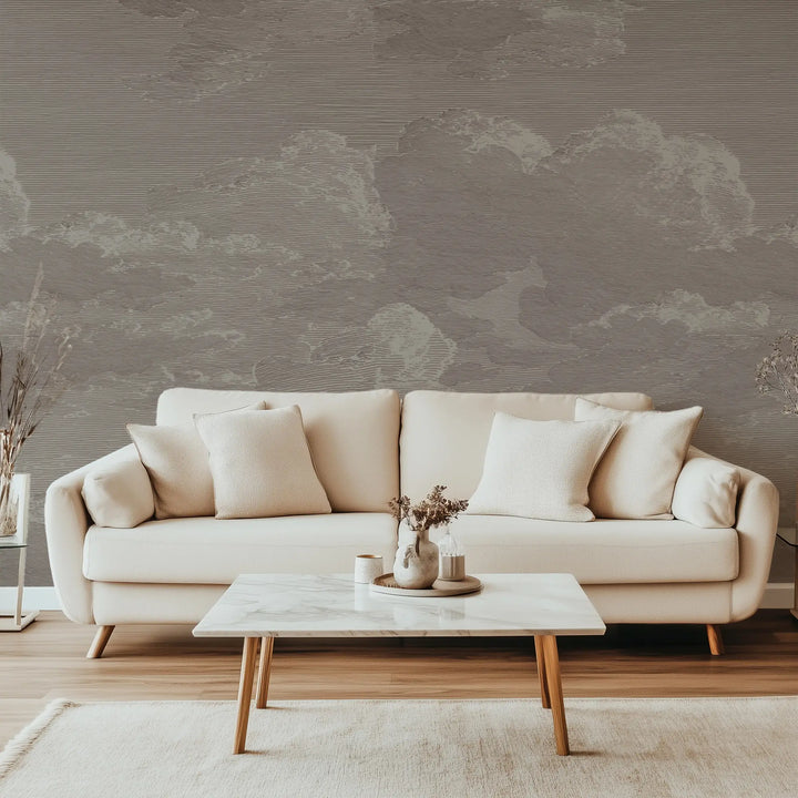 Open Sky Wall Mural - Tuscan Brown