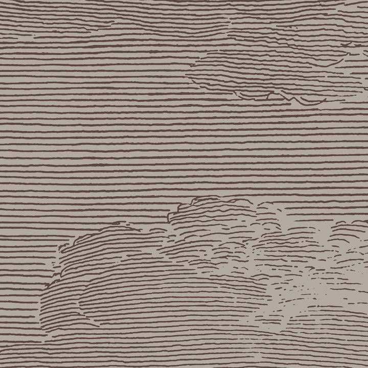 Open Sky Wall Mural - Tuscan Brown