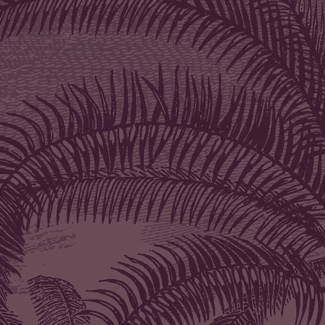 Under the Palms Wall Mural - Burgundy