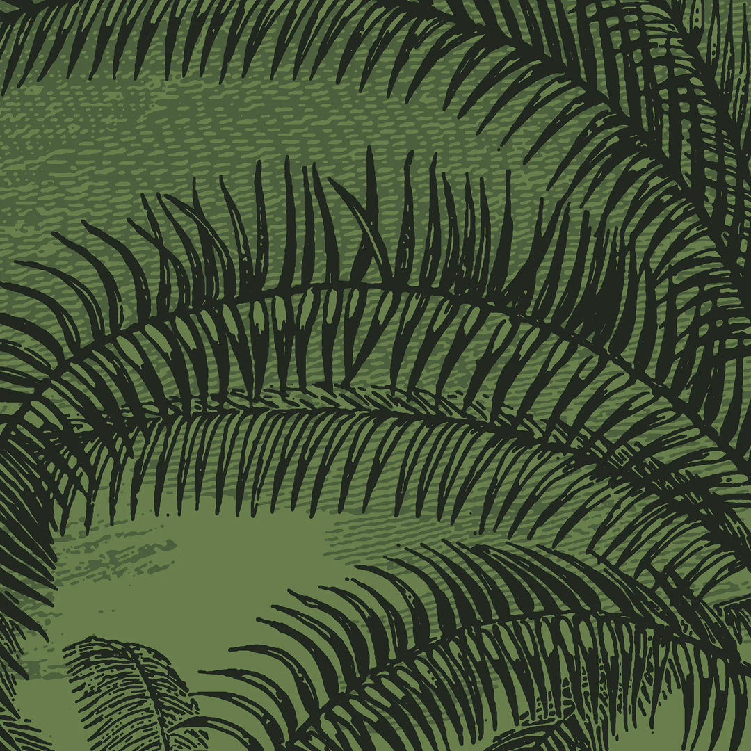 Under the Palms Wall Mural - Green Glaze