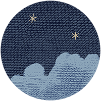 Starry Night Wall Mural - Vintage Tones
