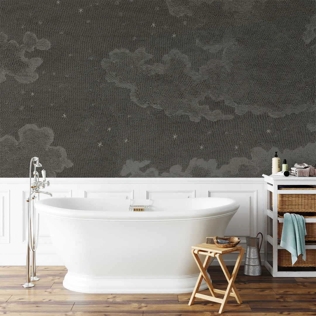 Starry Night Wall Mural - Deep Space Black