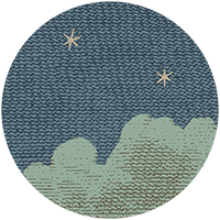 Starry Night Wall Mural - Vintage Tones