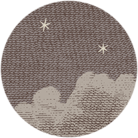 Starry Night Wall Mural - Vintage Tones