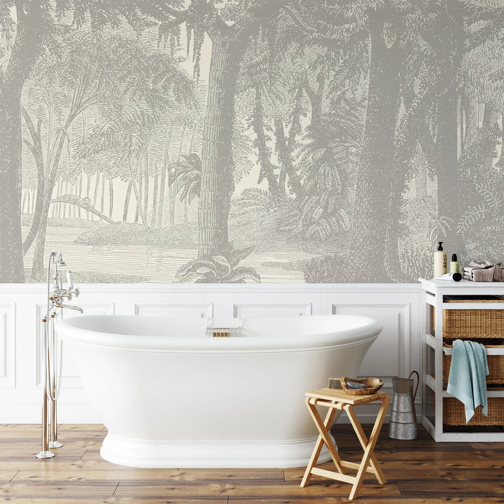 Tropical Canopy Wall Mural - Oat