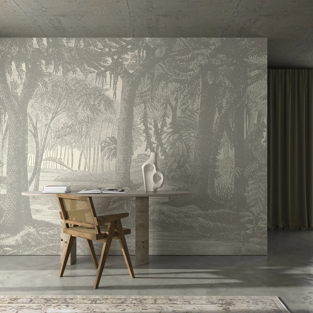 Tropical Canopy Wall Mural - Oat