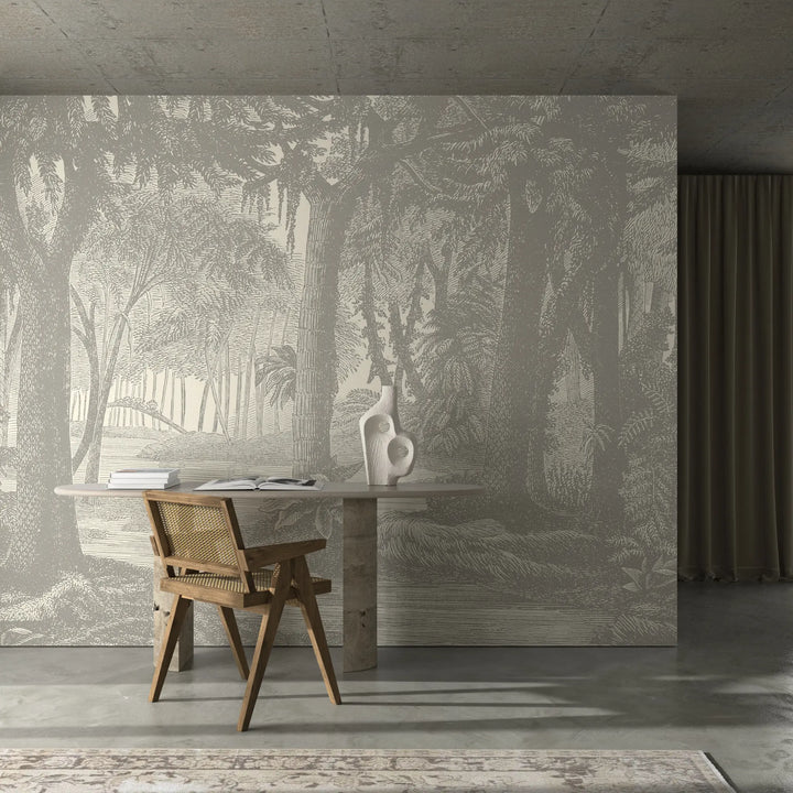 Tropical Canopy Wall Mural - Oat