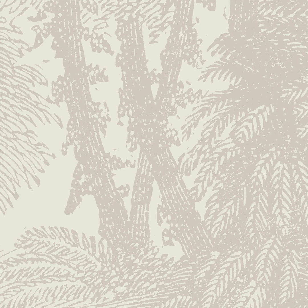 Tropical Canopy Wall Mural - Shell Tint