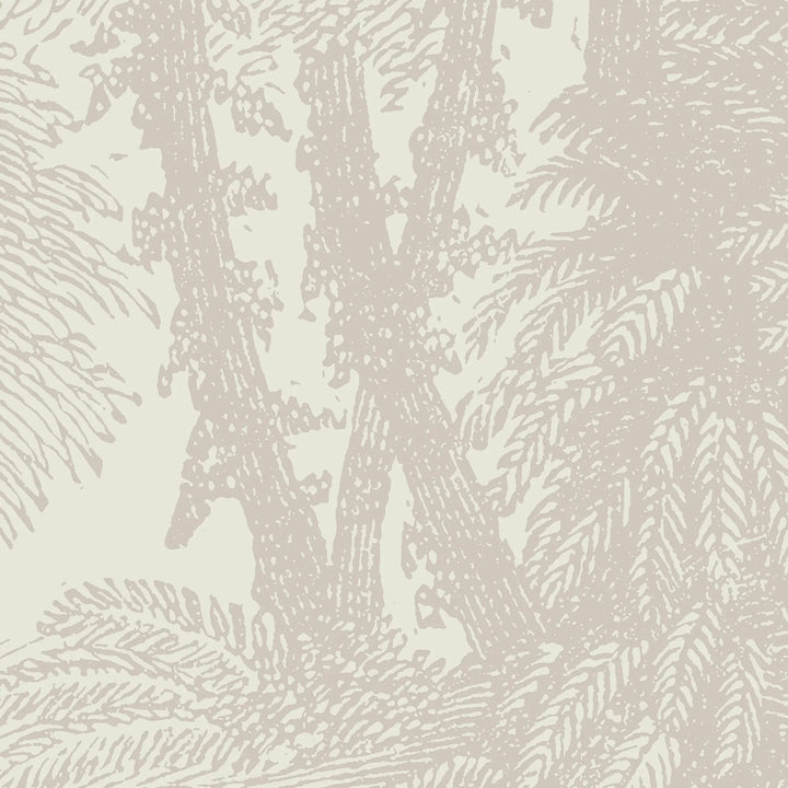 Tropical Canopy Wall Mural - Shell Tint