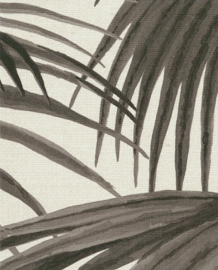 Pawley's Island Palms Black Linen Grasscloth