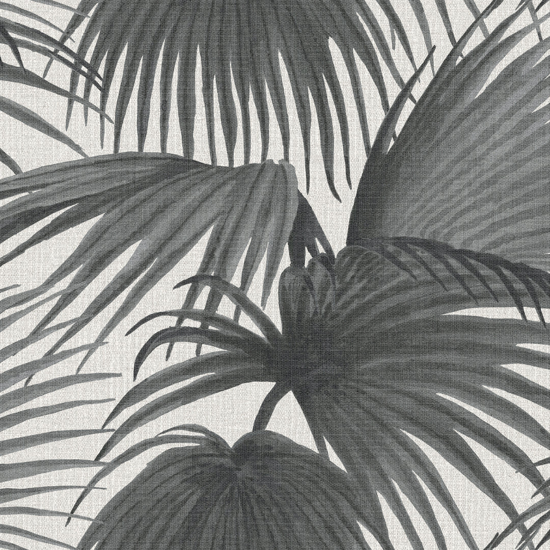 Pawley's Island Palms Black Linen Grasscloth