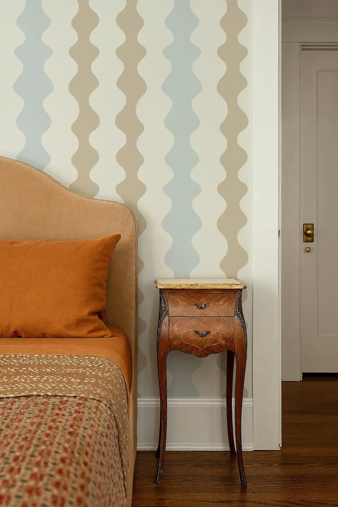 Low Frequency - Daytime Blue Wallpaper by Natalie Papier