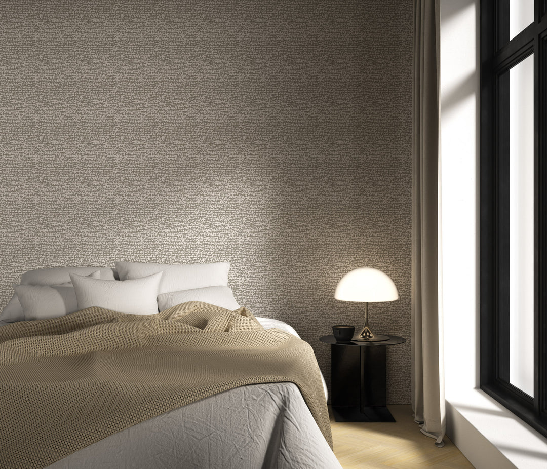 Love Letters - Brown Wallpaper by Norman Wyatt Home