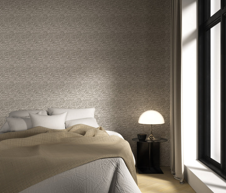 Love Letters - Brown Wallpaper by Norman Wyatt Home