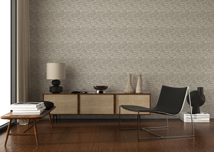 Love Letters - Brown Wallpaper by Norman Wyatt Home