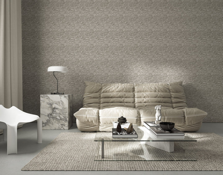 Love Letters - Brown Wallpaper by Norman Wyatt Home