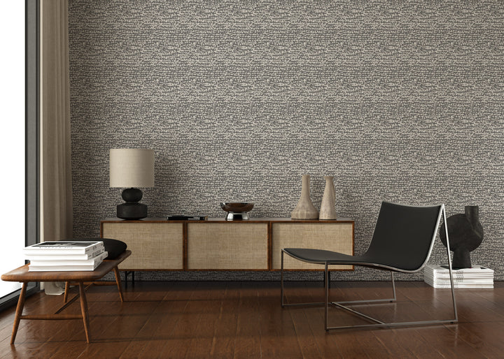 Love Letters - Graphite Wallpaper by Norman Wyatt Home
