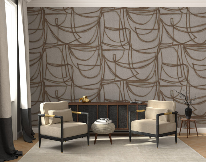 Limitless Large - Faded Wallpaper by Norman Wyatt Home