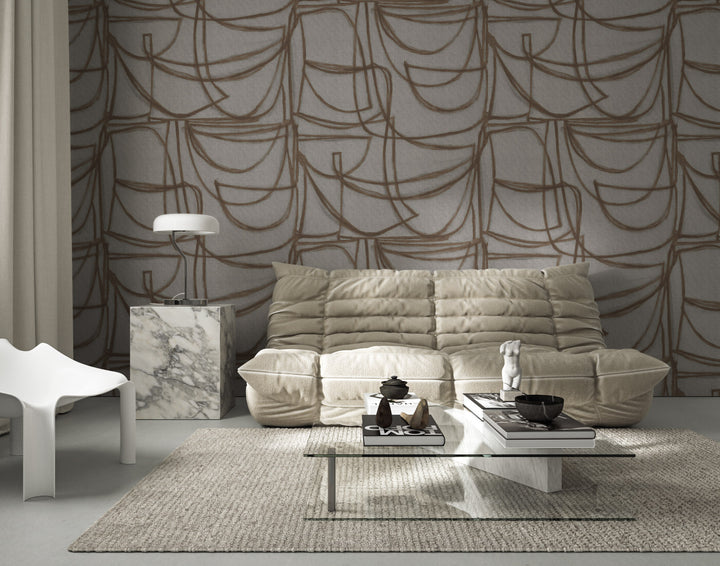 Limitless Large - Faded Wallpaper by Norman Wyatt Home