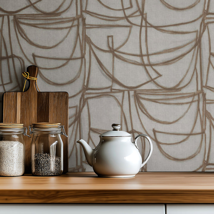 Limitless Small - Faded Wallpaper by Norman Wyatt Home