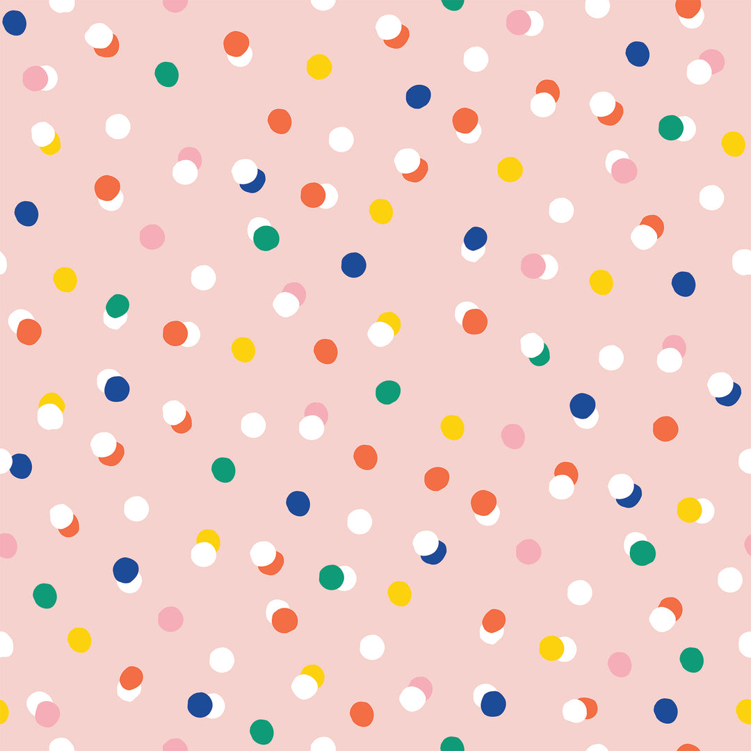 Sprinkles - Blush Wallpaper by Poketo