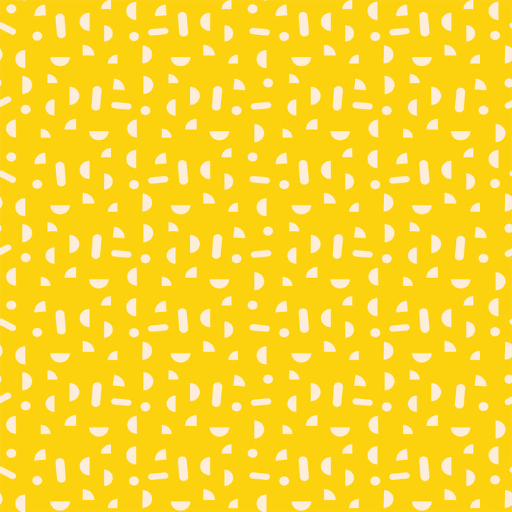 Chips - Yellow Wallpaper by Poketo