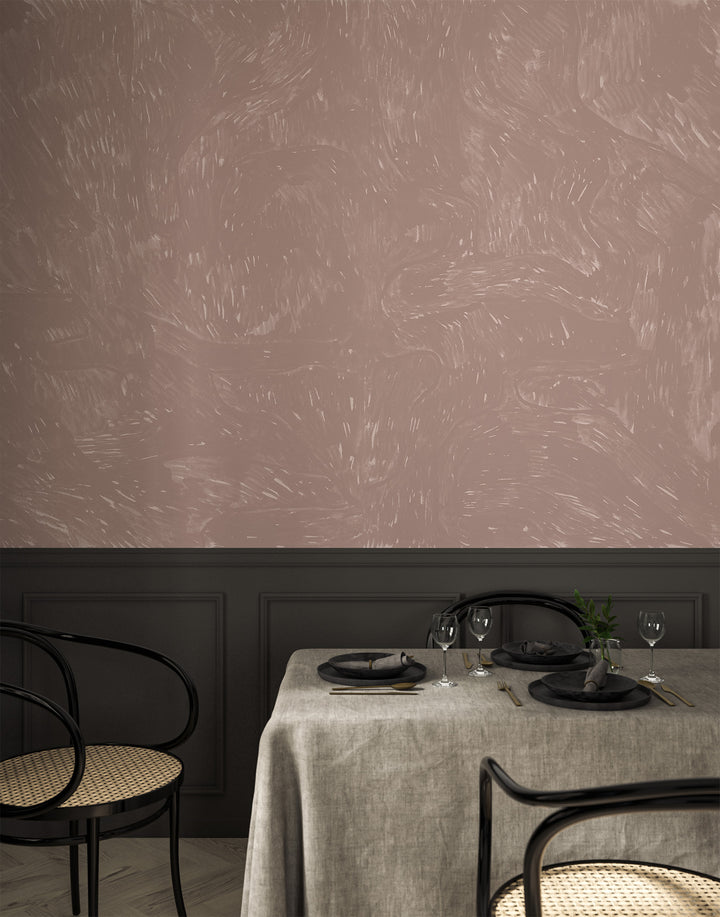 Washed Wallpaper Mural - Blush