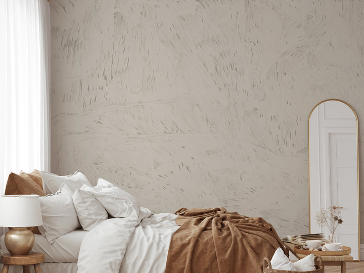 Washed Wallpaper Mural - Parchment