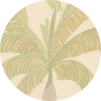 Palm Line Wall Mural - Daylight