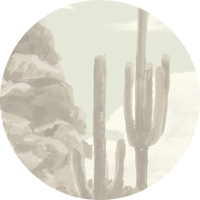 Sonoran Desert Wall Mural - True Tone