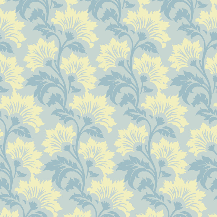 Wildflower - Pale Skies Botanical Wallpaper