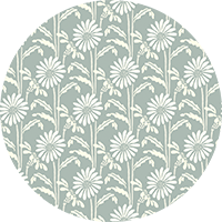 Woodland Bloom - Powder Ash Floral Wallpaper