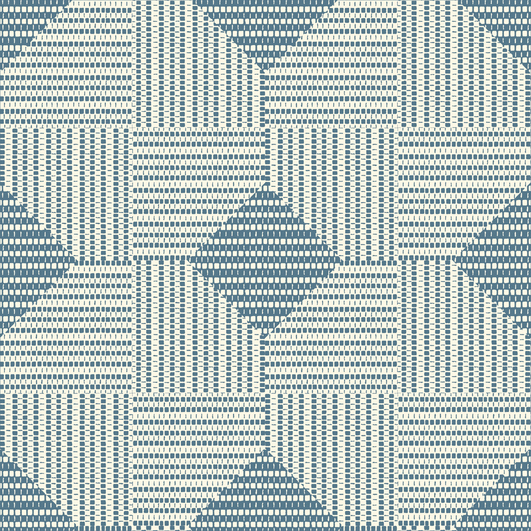 Woven Basket - Early Morning Blue Wallpaper