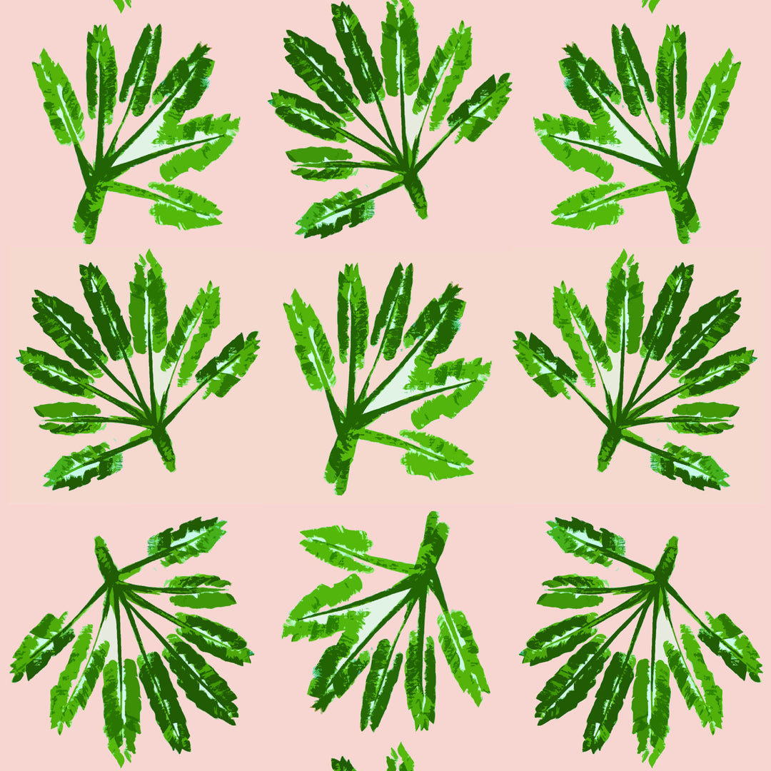 Little Palms Floral Wallpaper by The Blush Label