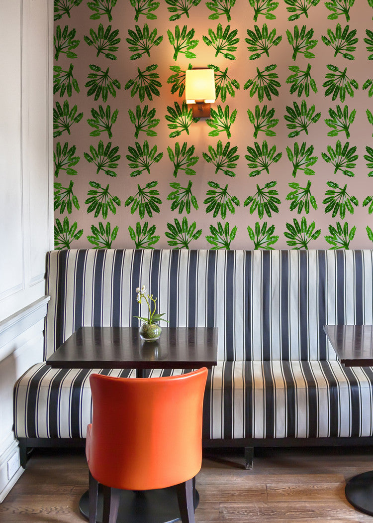 Little Palms Floral Wallpaper by The Blush Label