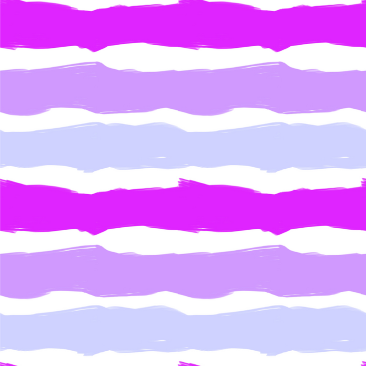 Colorful Stripes - Purple Wallpaper by The Blush Label