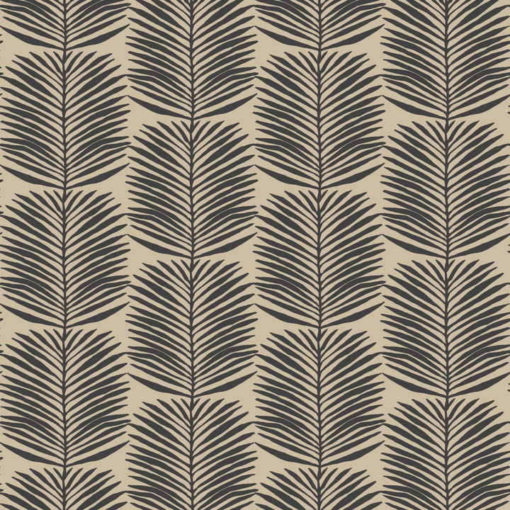Palm Leaves - Camel Wallpaper