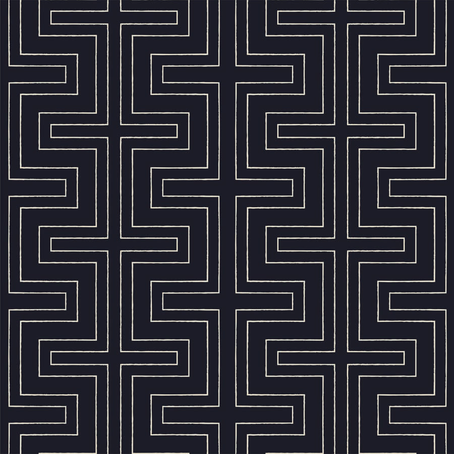 Geometric Lines - Black Wallpaper
