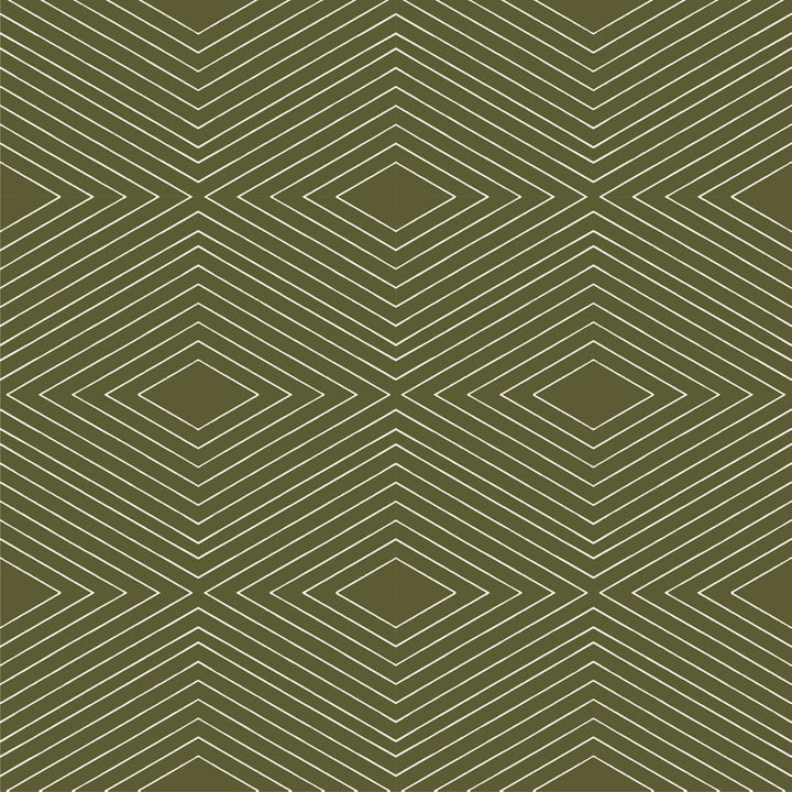 Huron - Deep Olive Wallpaper