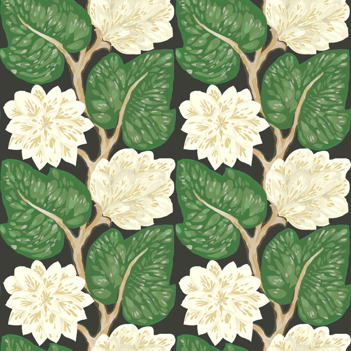 Vintage Vines - Porcelain White Floral Wallpaper by Bohemian Bungalow
