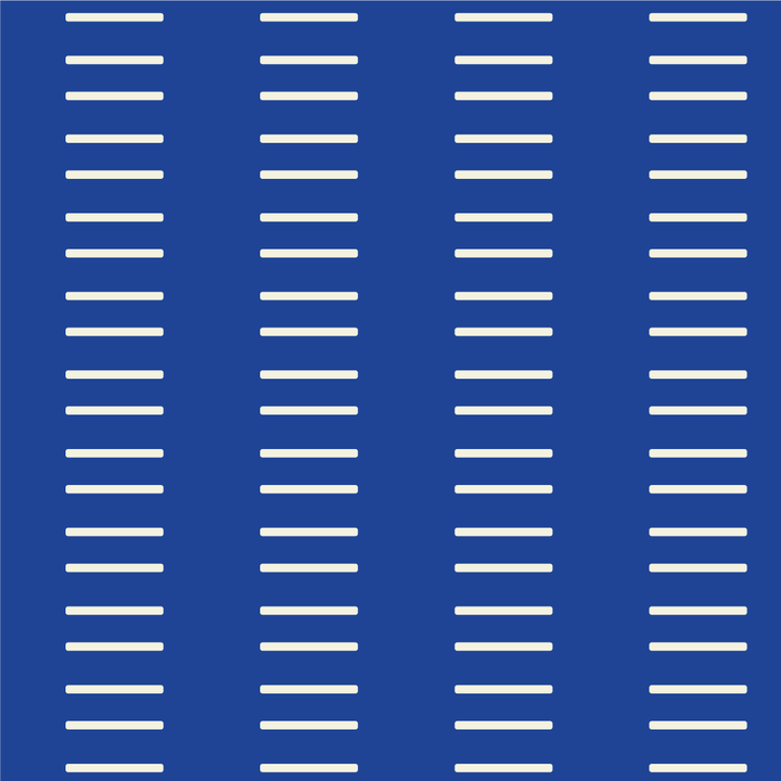 Dashing - Yves Blue Reverse Geometric Wallpaper by Mrs Paranjape Papers